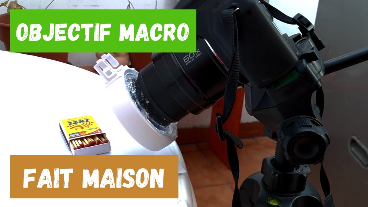 Objectif macro maison, pour vraiment pas cher #photographie #video