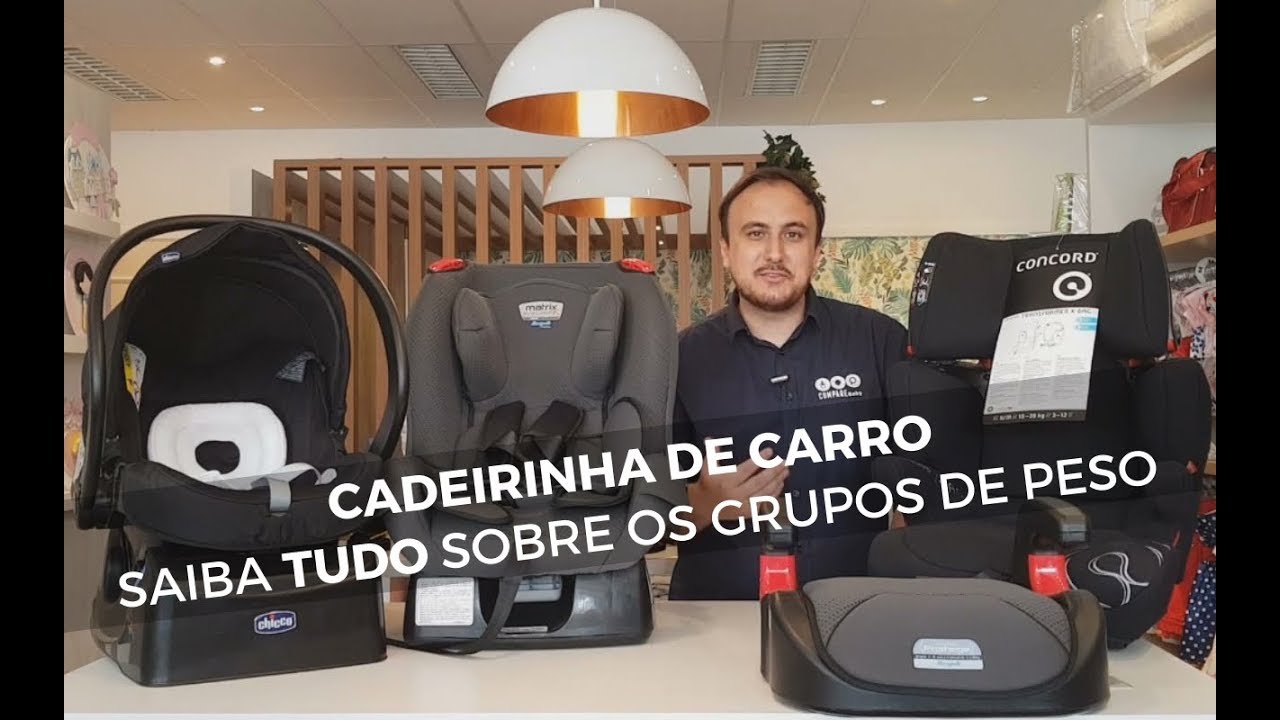 Cadeira de CARRO | Como funcionam os GRUPOS de Peso e cada Etapa