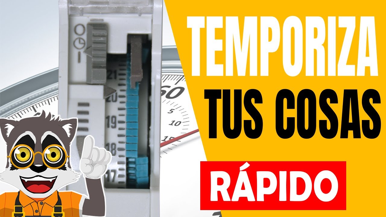 🧐 APRENDE como INSTALAR y CONFIGURAR un Interruptor Horario mec&aacute;nico ⌛