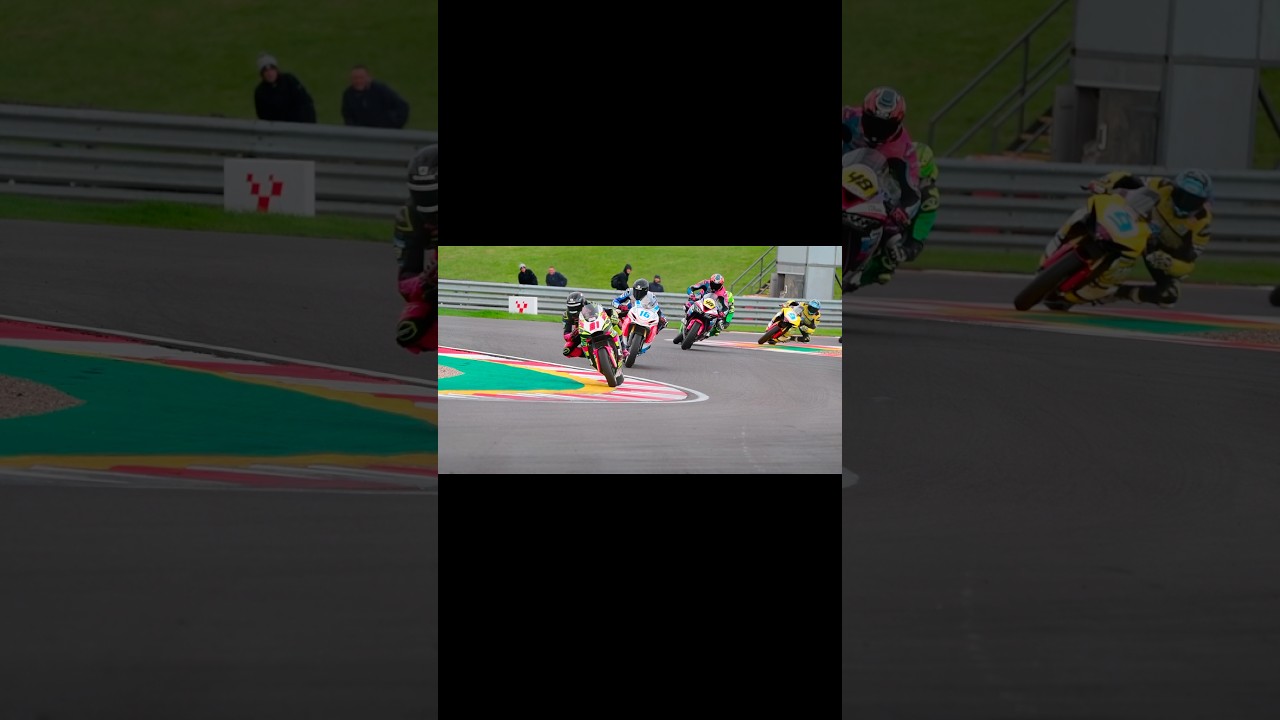 British Supersport SloMo at Donnington. Keo Walker 