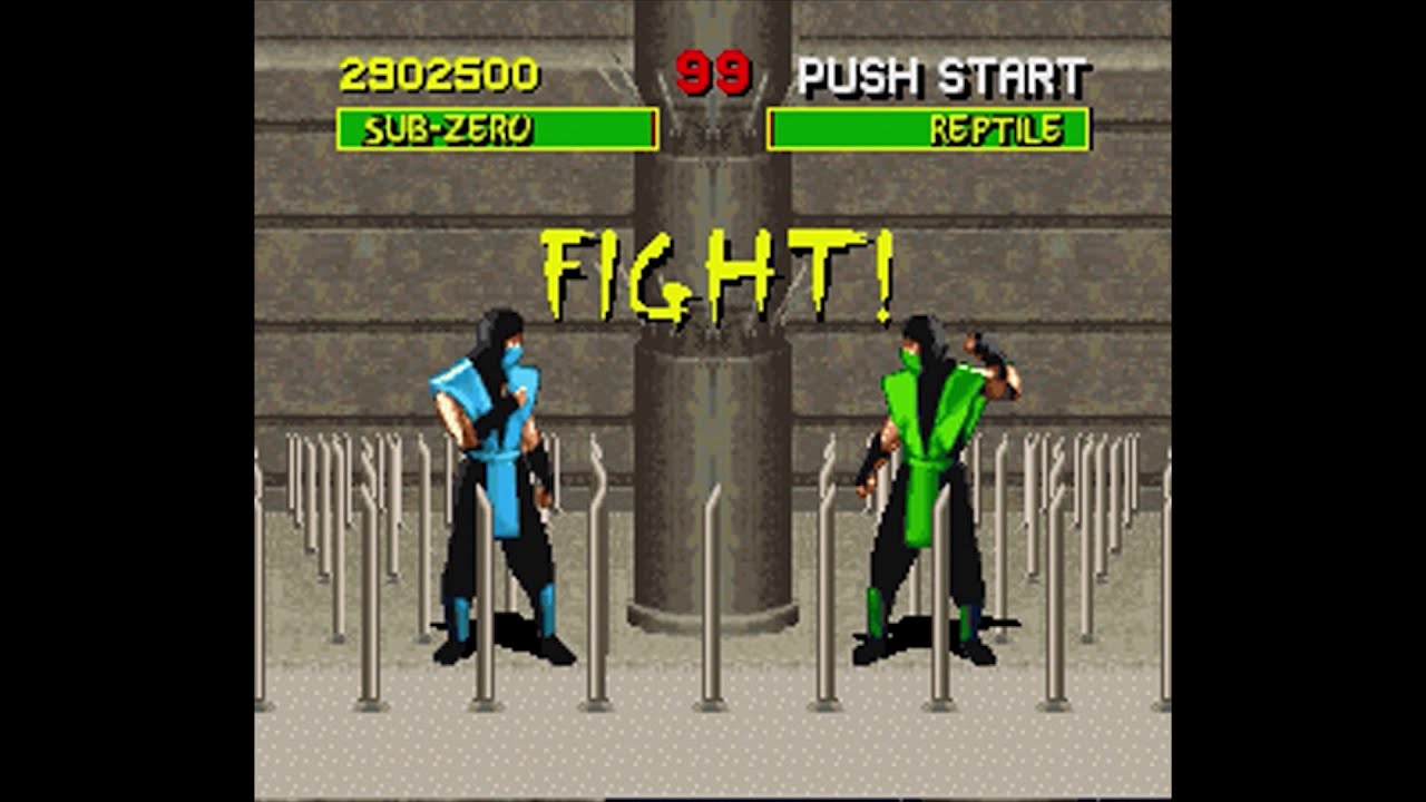 Mortal Kombat 1 SNES (US Version)- Sub-Zero Playthrough