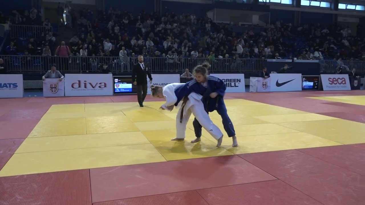 Ina Stojanov ŽAN Nina Nasković VOŽ 0:1 -44kg #PrvenstvoSrbijeKadeti2026 FINAL
