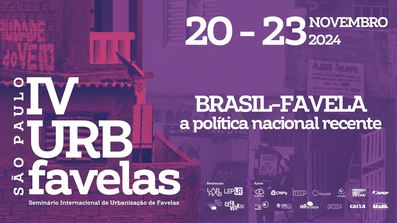 IVUrbFavelas - Mesa 1. Brasil-favela: a política nacional recente