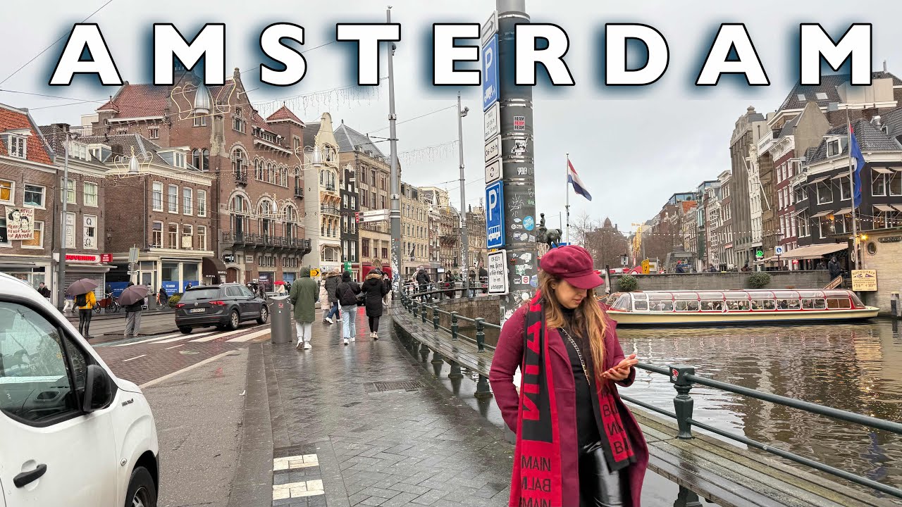 [4K] AMSTERDAM - The Last Day Of 2025 Afternoon |  Beautiful Walking Tour in Amsterdam Central🇳🇱