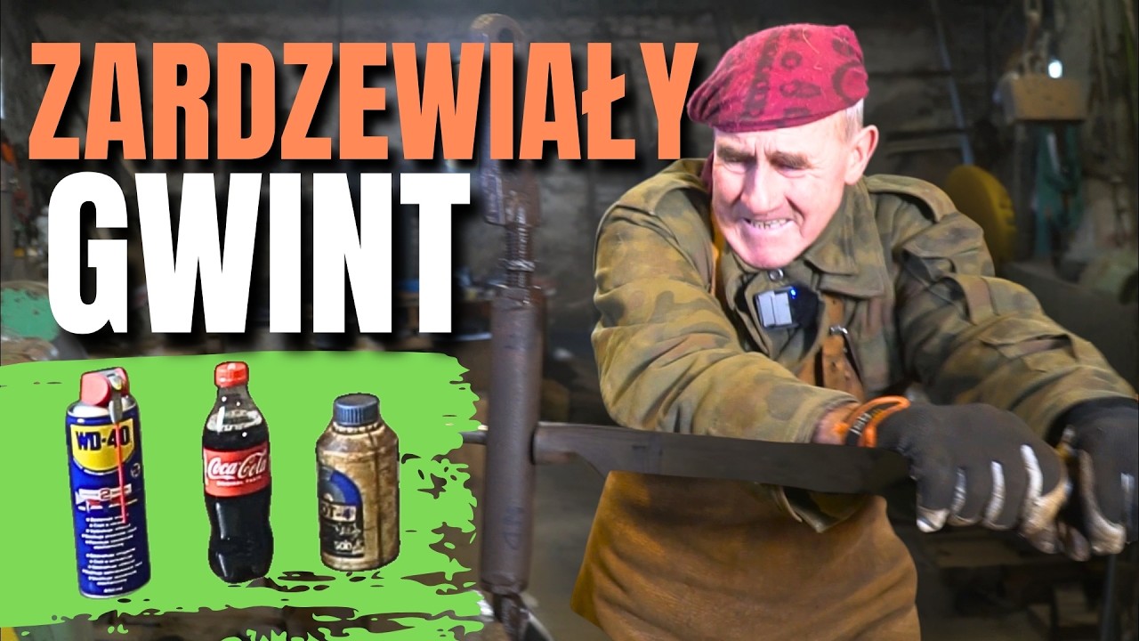 Test DOMOWYCH odrdzewiaczy: HYDROL, WD-40 i COLA na zardzewiałe śruby! [POR&Oacute;WNANIE i WYNIKI]