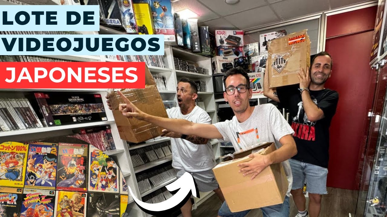LOTE de VIDEOJUEGOS desde JAPÓN en RETROPLAYZONE!!! - UNBOXING @peritagamervideojuegos y @dobleuve