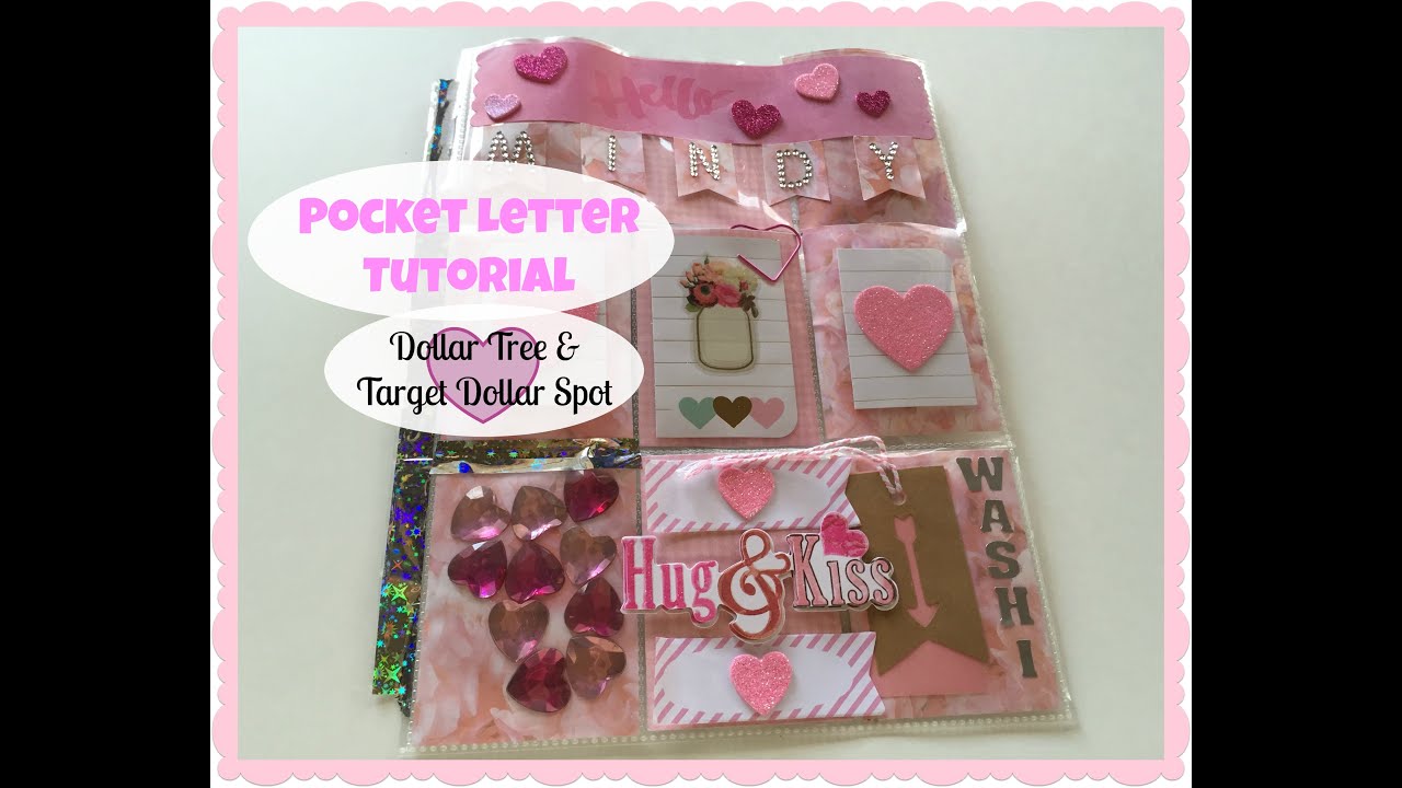 POCKET LETTER Tutorial | Valentine's Day Theme 2016