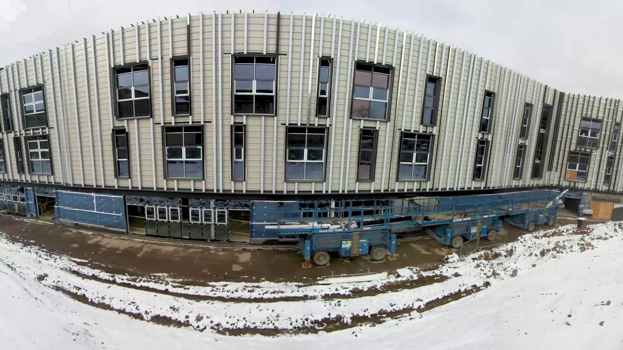University Centre Rotherham (UCR) Construction Time-lapse