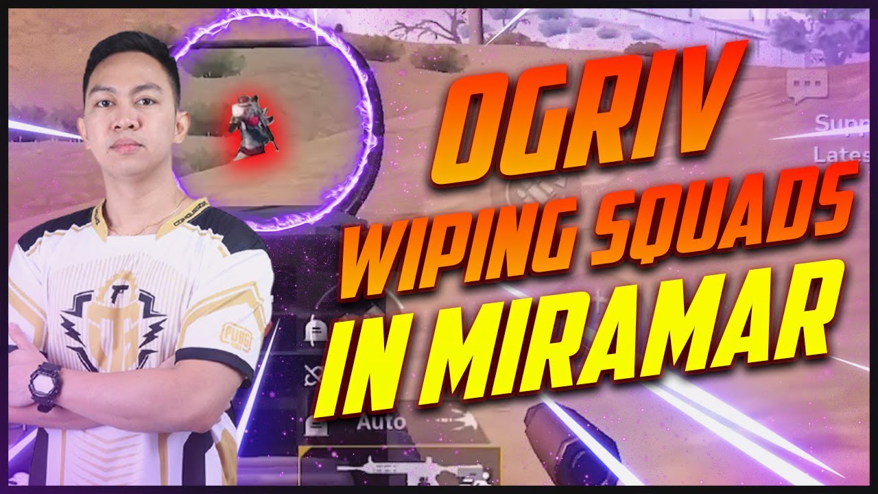 OGRIV WIPING SQUADS IN MIRAMAR | PUBG MOBILE (PHILIPPINES)