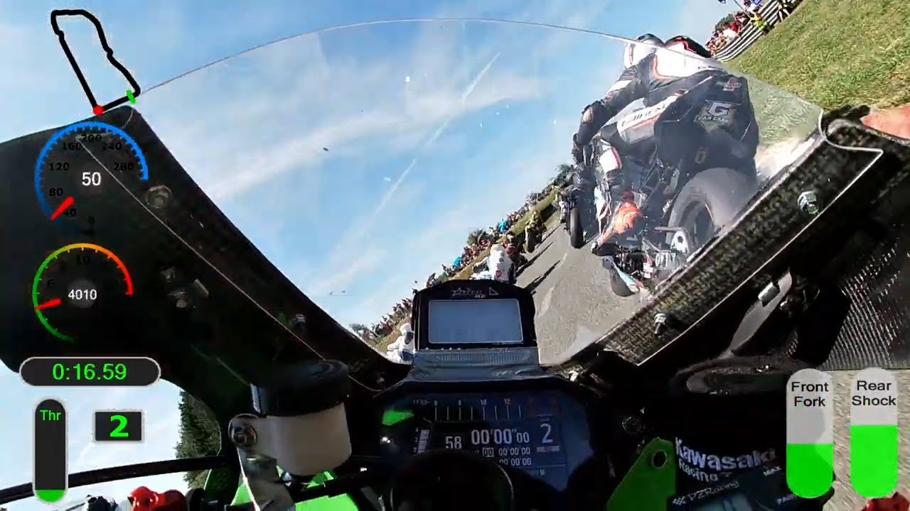 Chimay Open Trophy 2022 Race 2 BeNeLux Trophy Superbike onboard ZX-10R