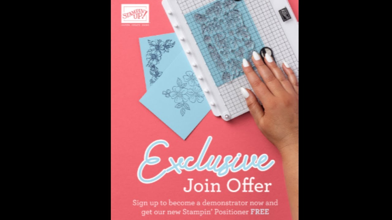 Stamping made easy with the new Stampin Positioner