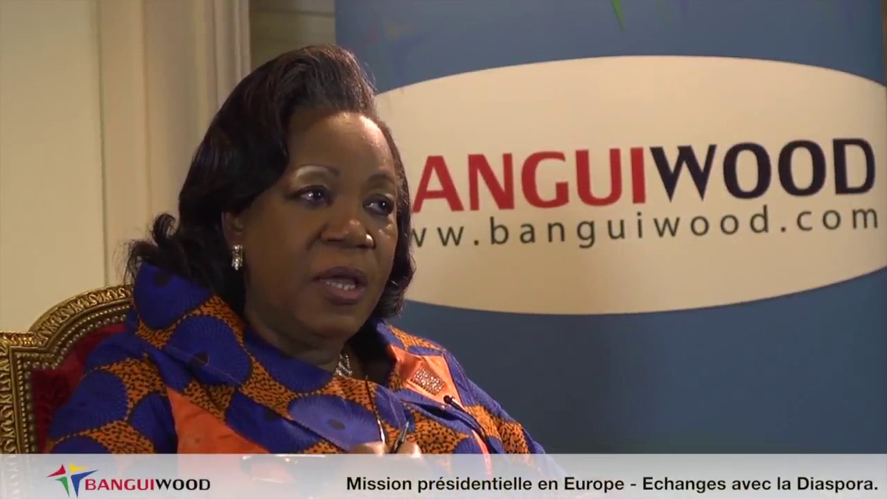 Intervention du chef de l'Etat Catherine SAMBA PANZA &agrave; Paris  - EP5