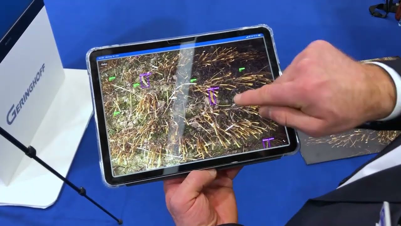 AI-assisted Yield EyeQ measures grain loss at harvest