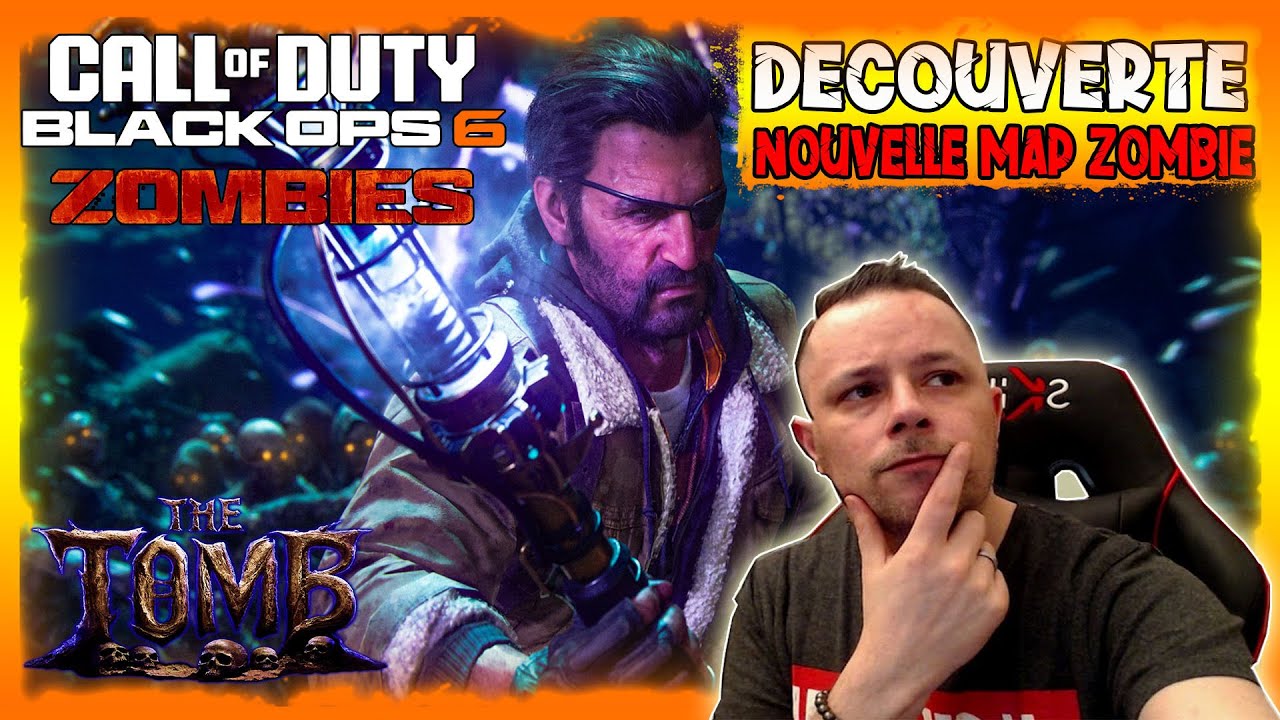 BO6 ZOMBIE - DÉCOUVERTE DE LA NOUVELLE MAP ZOMBIE  - ' THE TOMB ' ( J'AI PÉTER LES PLOMBS )