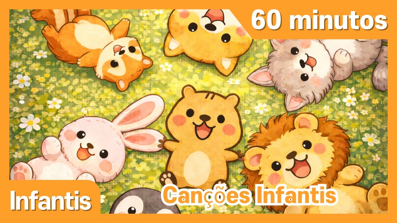 Canções Infantis Alegres | Favoritas do Pré-escolar 60 Minutos | CapyLala Crianças