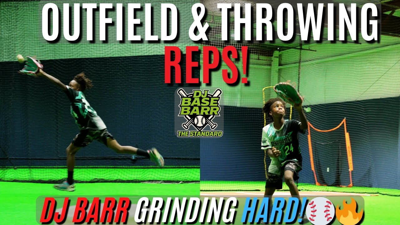DJ Barr&rsquo;s Outfield Mechanics Workout | Throws & Footwork Inside the Facility