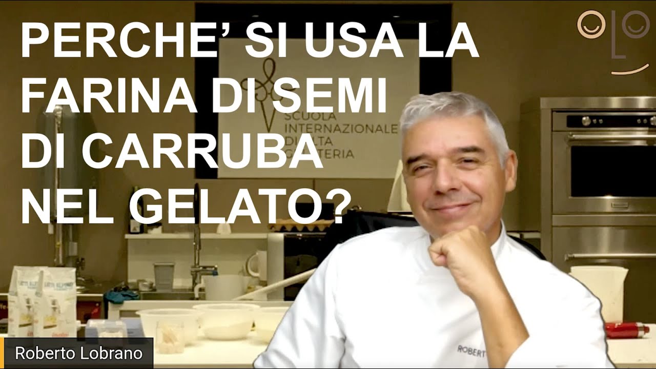 Perché usare la carruba nel gelato?