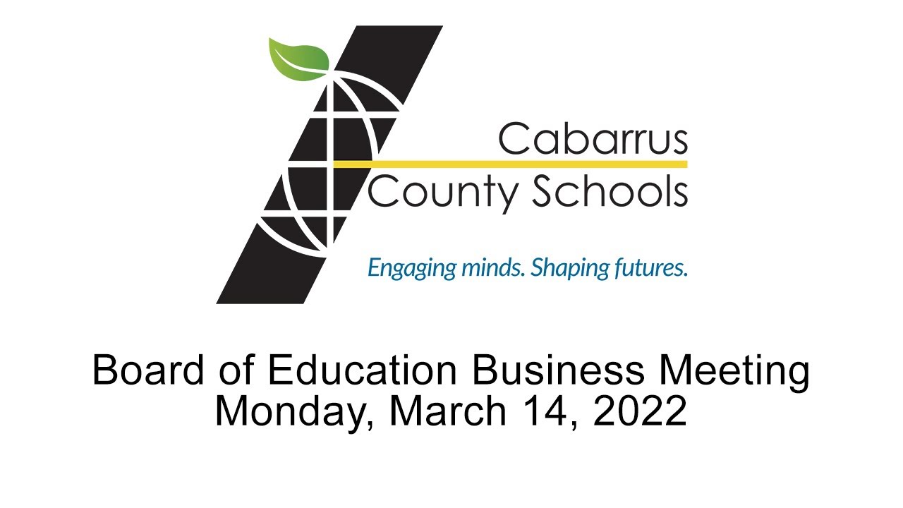 Board of Education Business Meeting | Live Stream | Monday, March 14, 2022