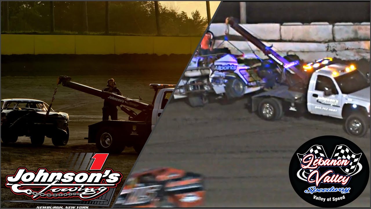Towing At Lebanon Valley Speedway On 6-29-25 JC Flach Memorial (Wrecks)