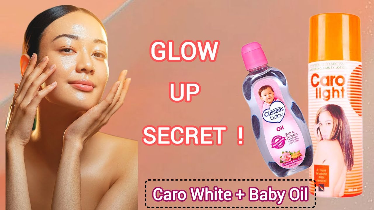 Как использовать Caro White с детским маслом для быстрого осветления кожи!