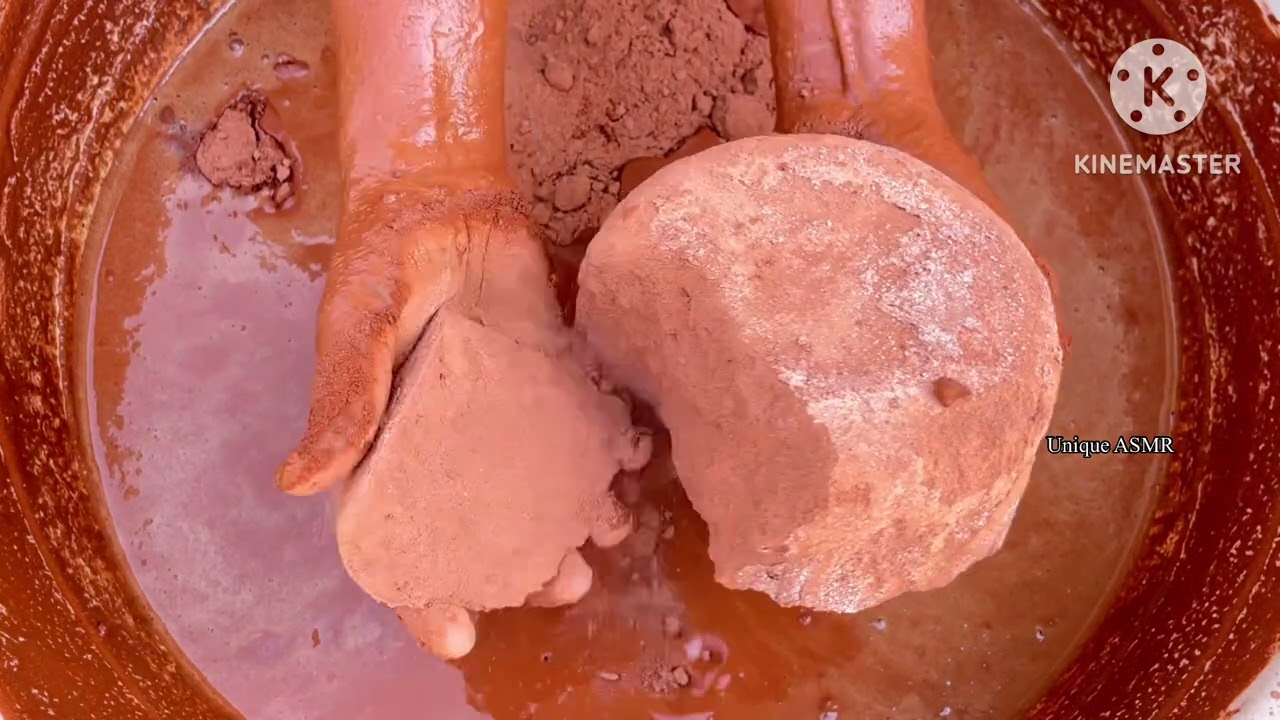 Have You Ever Seen Red Dirt Crumble in Water Like This? | ASMR