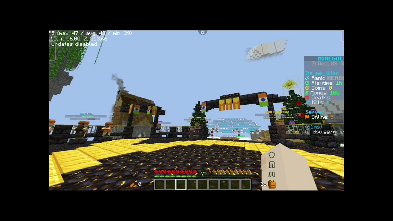 Best Minecraft Box pvp server Mine Gold Mc. #minecraft #minecraftserver #minecraftboxpvp 