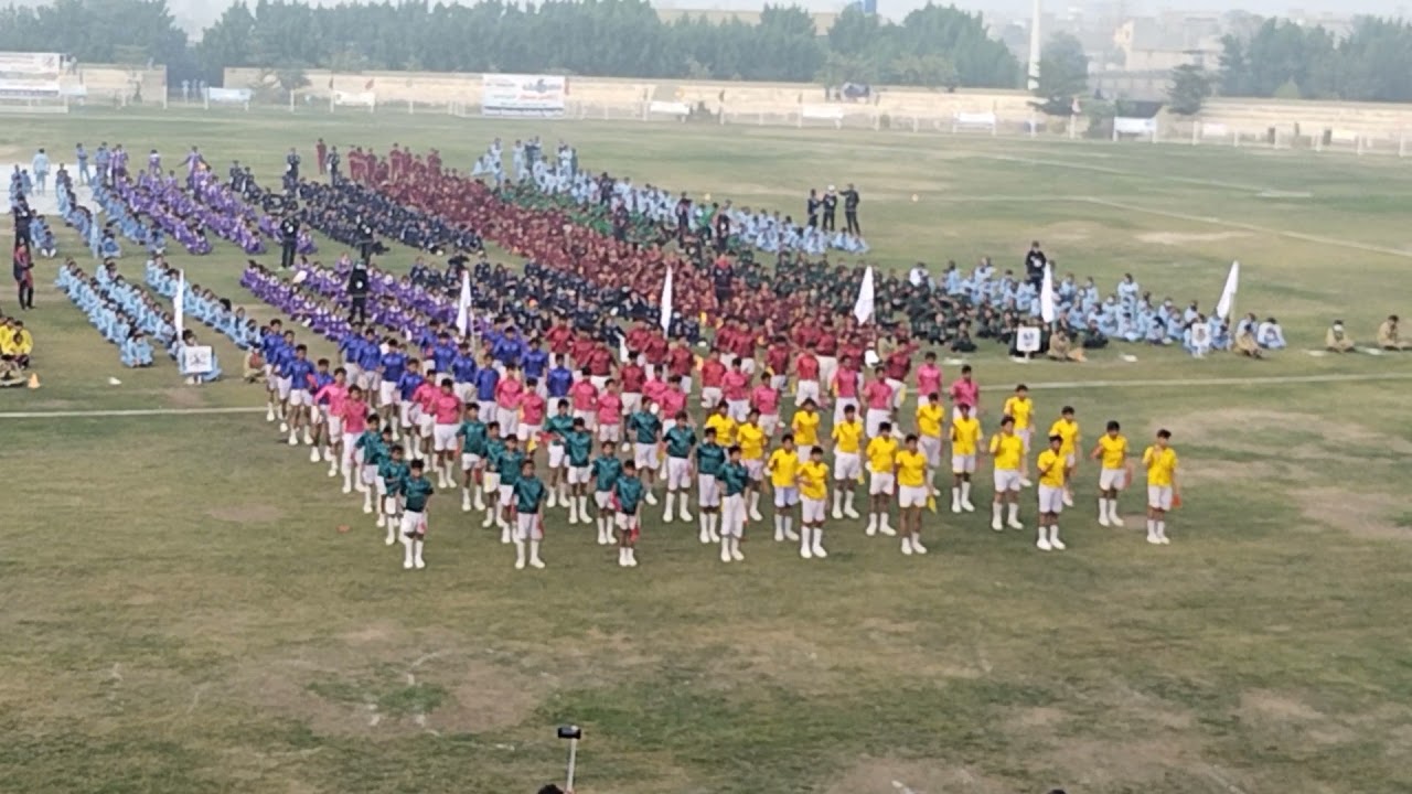 PT SHOW GOVT HIGH SCHOOL 2.K.M.R MULTAN @ DG KHAN instructor Muhammad Zaman Khan Sandhal.