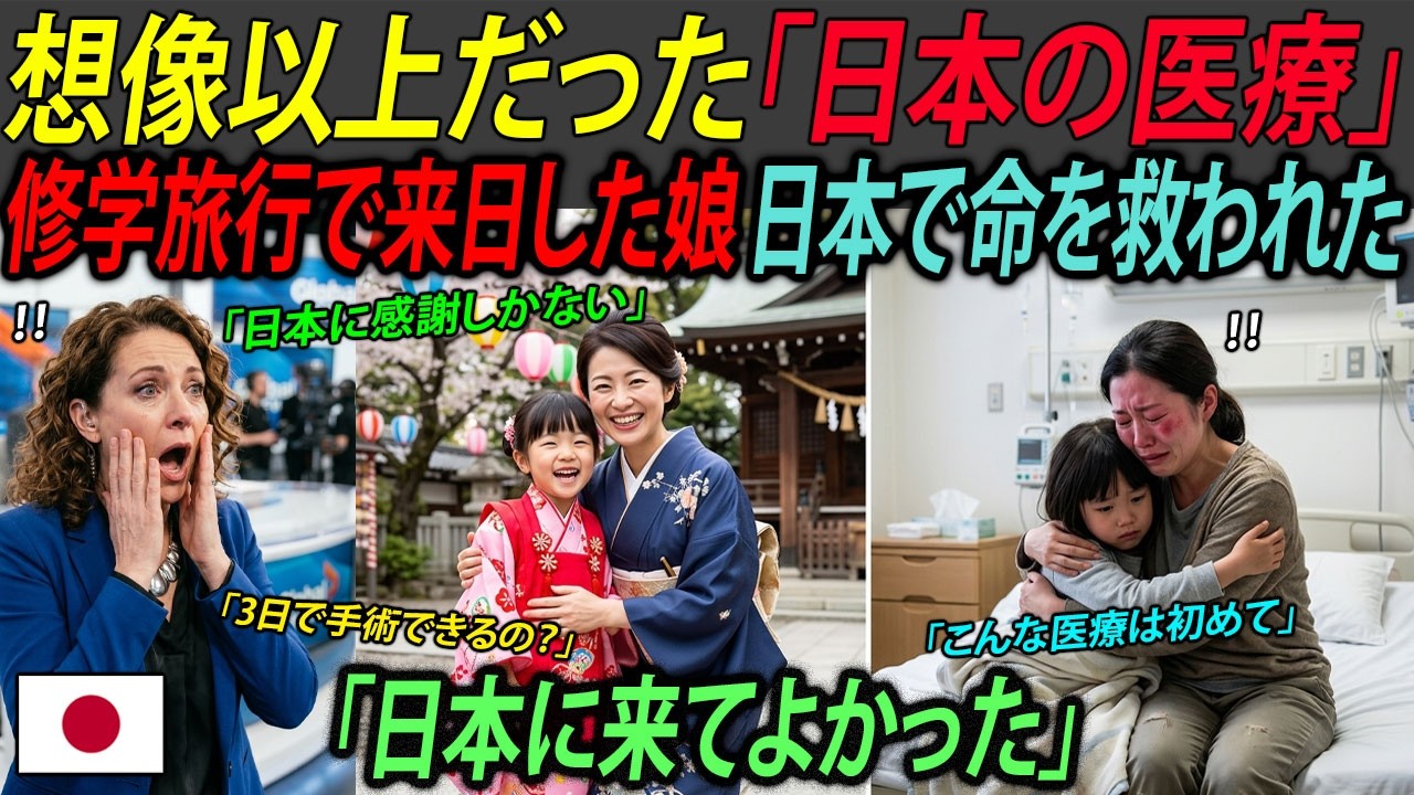 【海外の反応】「スイスを捨てました」娘の命を救った日本の医療に母親が下した決断