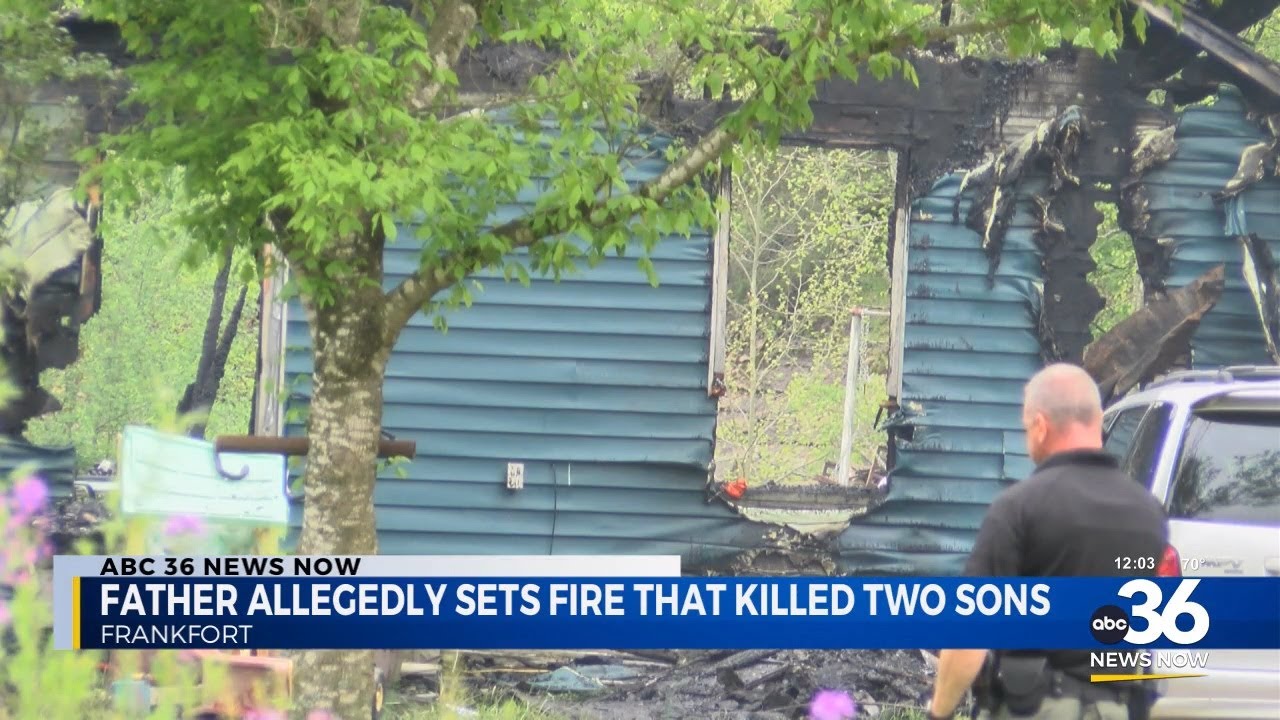 Father allegedly sets fire that killed his two sons