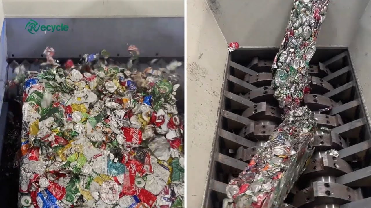 For Shredding Aluminum UBC, Double Shaft VS Single Shaft Shredder