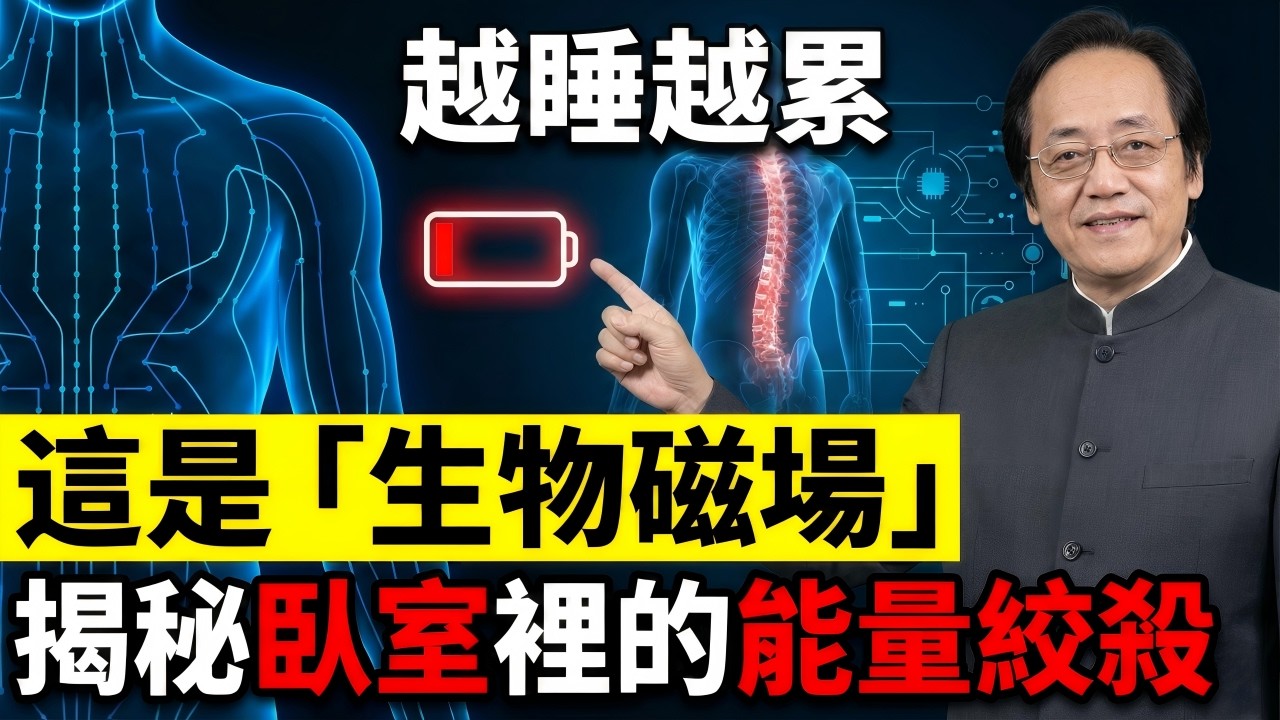 【合法自殺與磁場絞殺】睡足8小時卻像「被車輪碾過」？物理學揭示夫妻間的「生物電短路」，你也許正在經歷一場合法的「能量吸毒」。#中醫 #倪海廈 #經方派 #養生 #黃帝內經 #自然療法 #陰陽五行