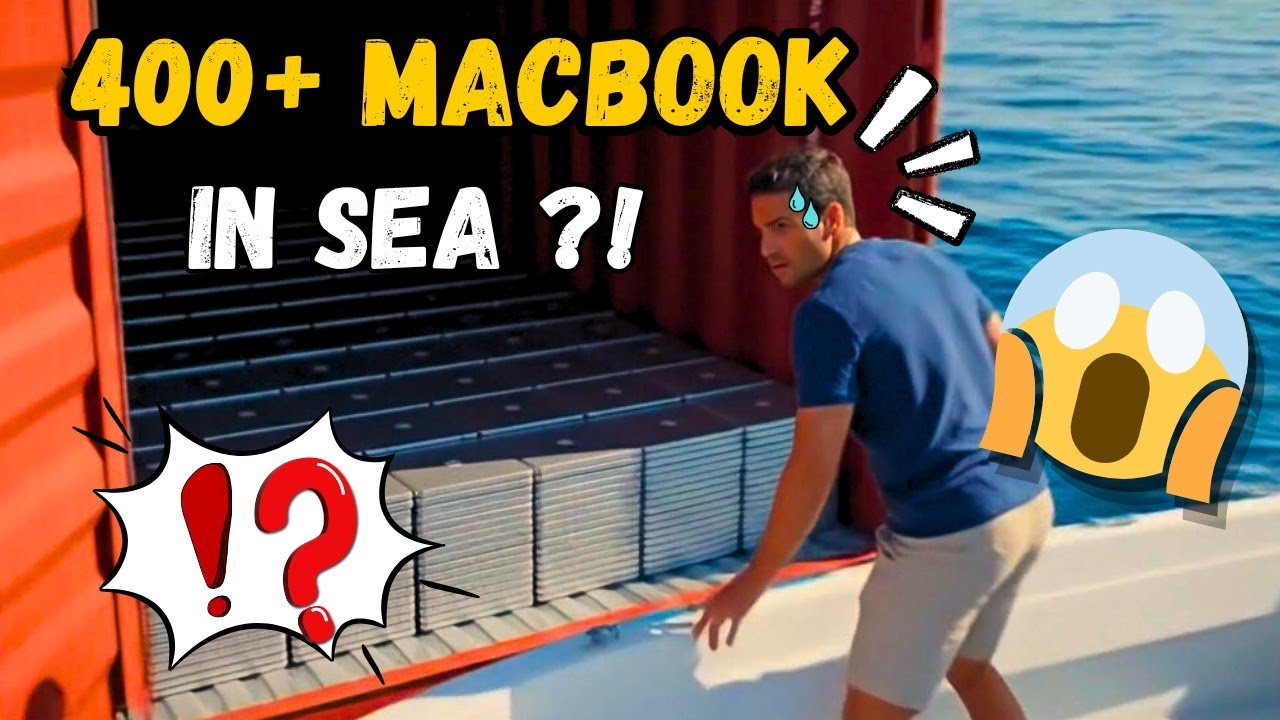 🔥 400+ MacBooks 💻 Found Floating in Container at Sea! | 😱