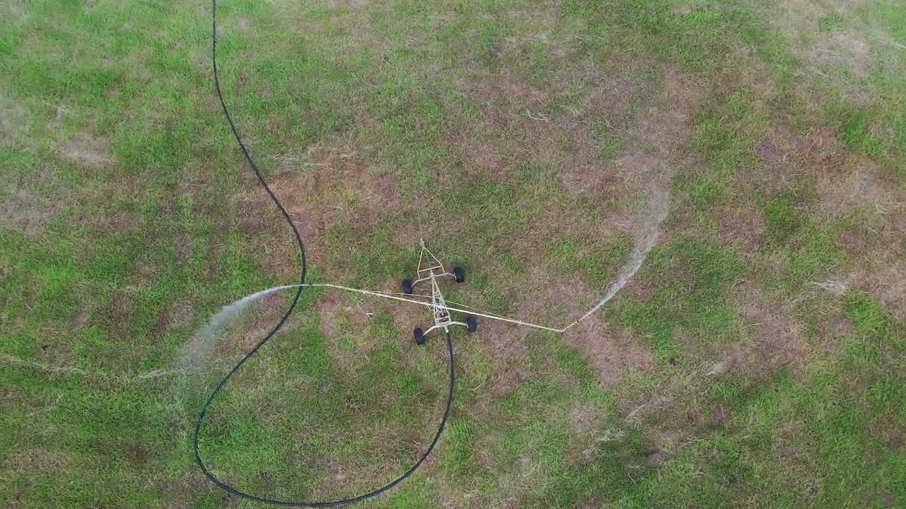 Drone Footage of Vaughan Irrigators Standard Four Wheel Irrigator