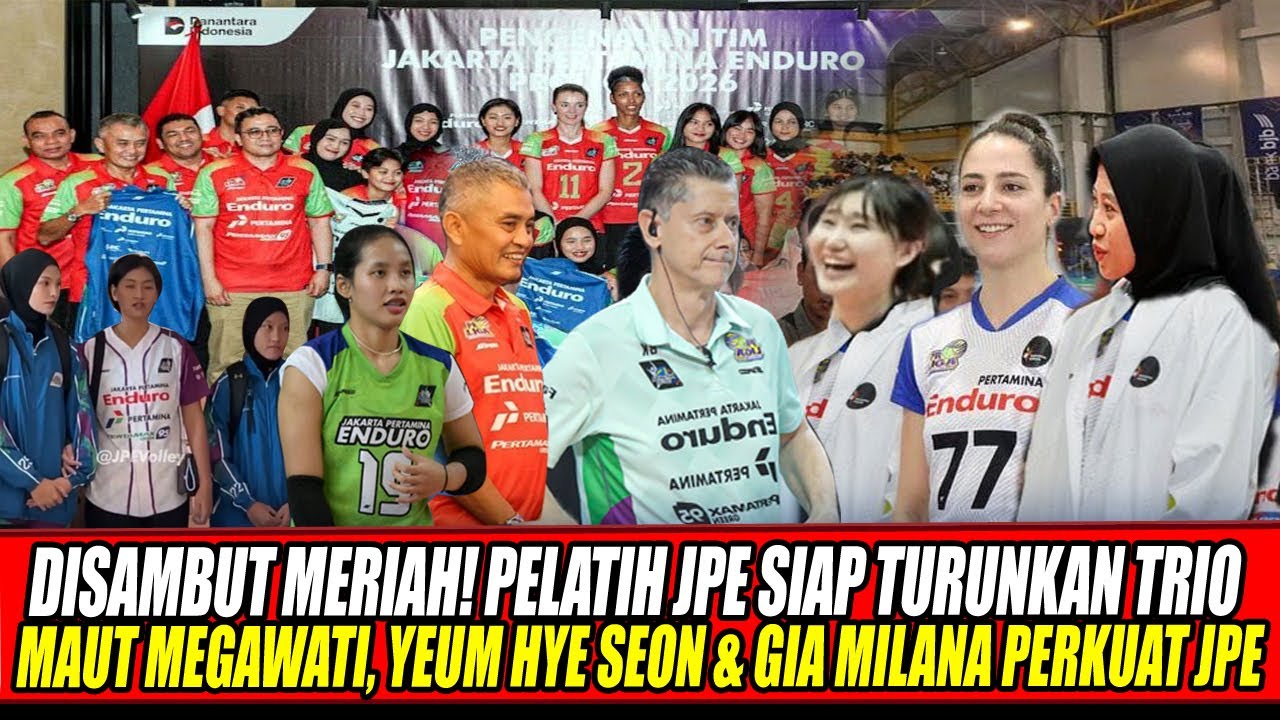 DISAMBUT MERIAH🔥PELATIH JPE SIAP TURUNKAN TRIO MAUT MEGAWATI, YEUM HYE SEON & GIA MILANA PERKUAT JPE