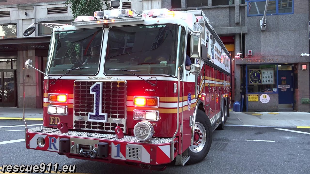 FDNY Fire Trucks responding