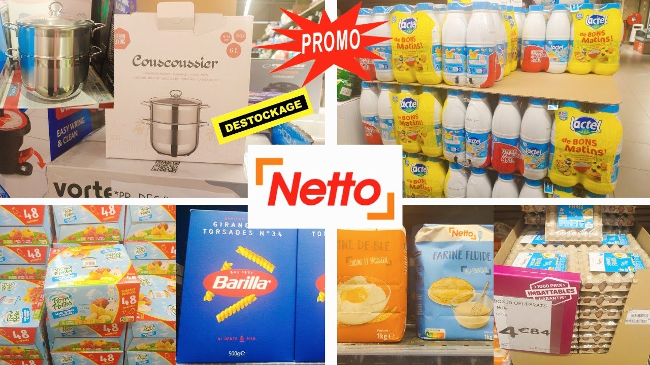 NETTO ARRIVAGE 18/11/23 ALIMENTAIRE ET DESTOCKAGE PROMOTIONS #promo  #netto