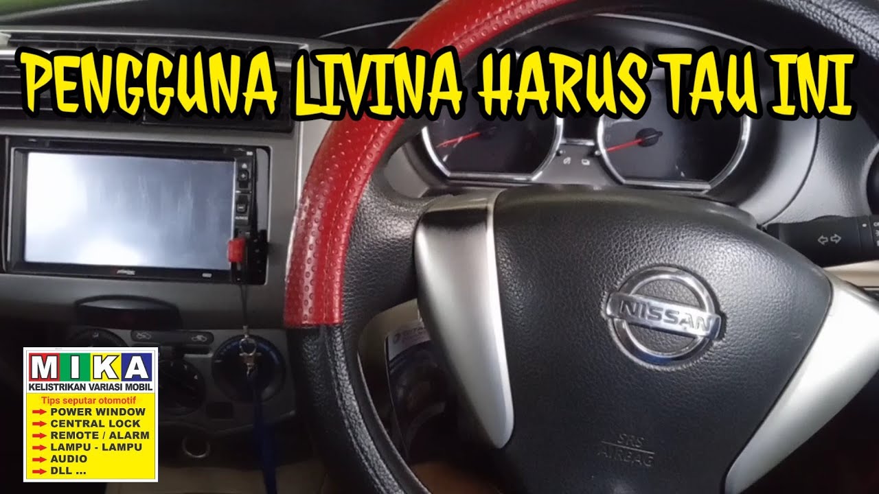 Review fungsi tombol saklar/switch lampu, AC, PW, dll...|| grand Livina