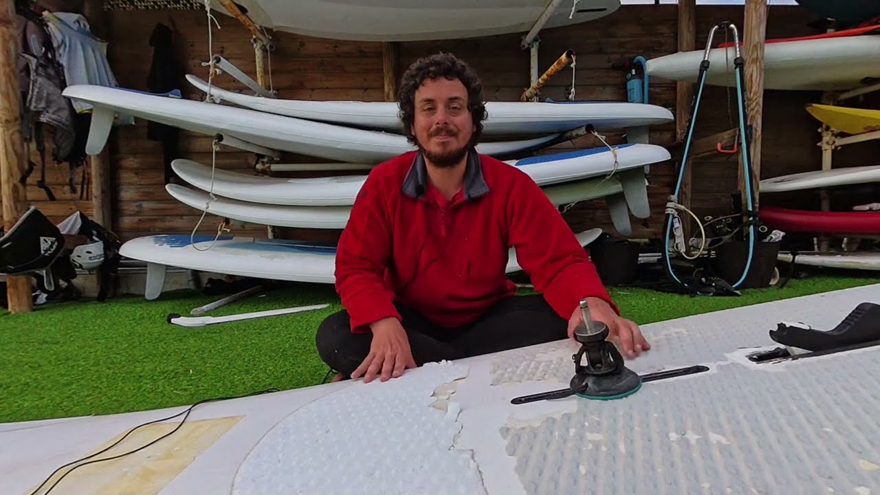 La posizione del piede d'albero- Lezioni di windsurf