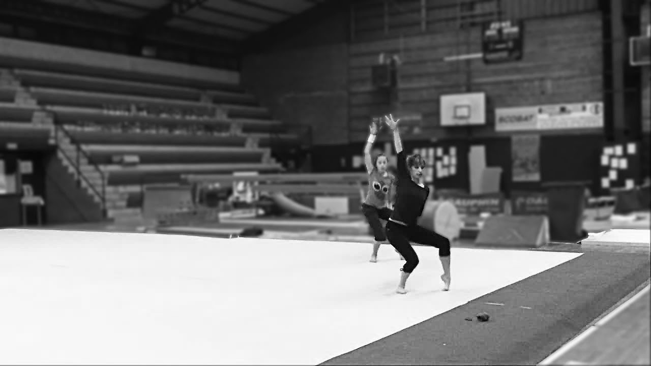 Chorégraphies de gymnastique au sol