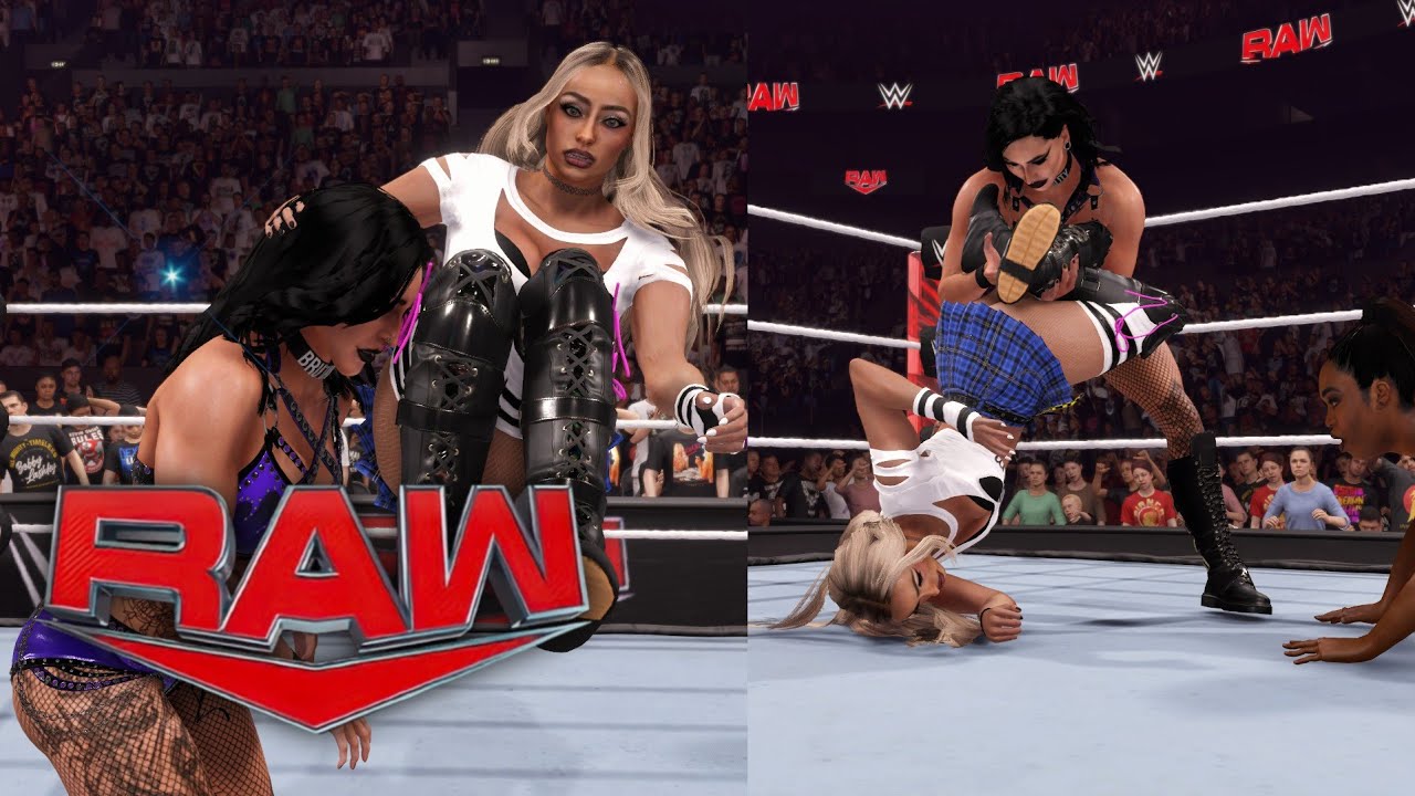 WWE 2K24 RAW - LIV MORGAN VS. RHEA RIPLEY