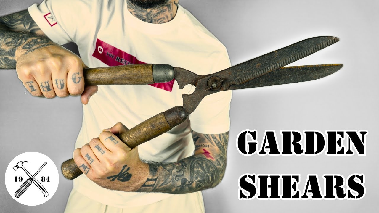 Satisfying Old Garden Shears Restoration Video