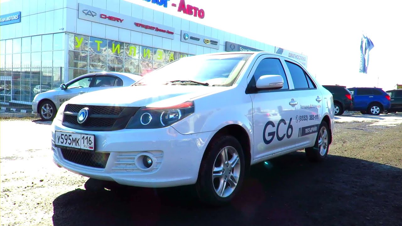 2015 Джили GC6 Englon. Обзор (интерьер, экстерьер, двигатель).