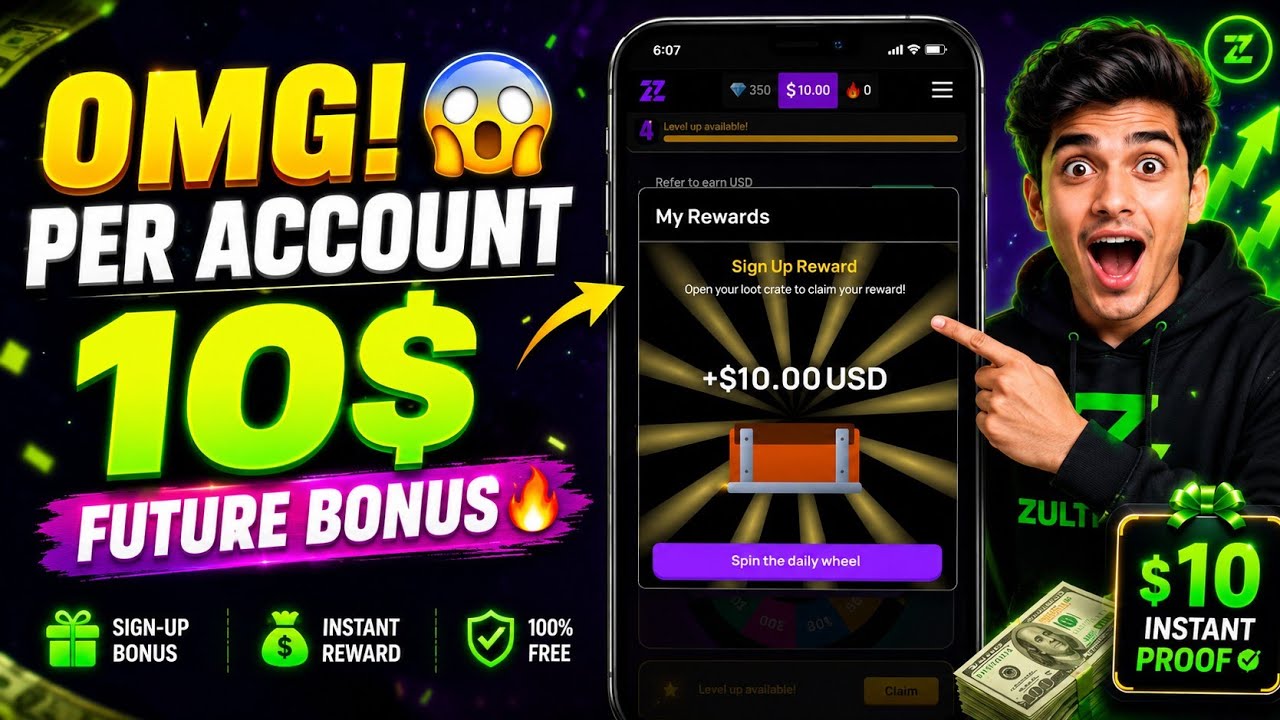 🤑New $10 Future Bonus Loot | New Crypto Loot | Instant Payment Loot | Zulti Exchange Offer #Crypto