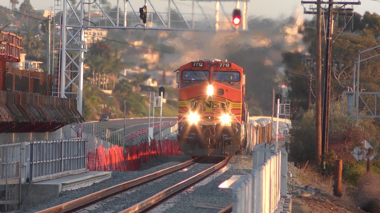 Weekend Trains on the Surf Line - 4K