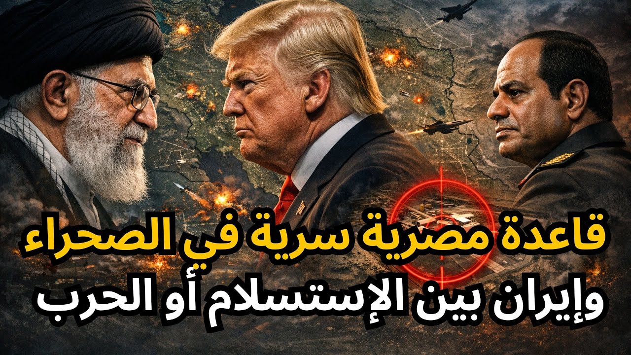 🔴عاجل: قاعدة مصرية سرية في الصحراء تكشفها أمريكا، وإسرائيل تخرب مفاوضات إيران وأمريكا !