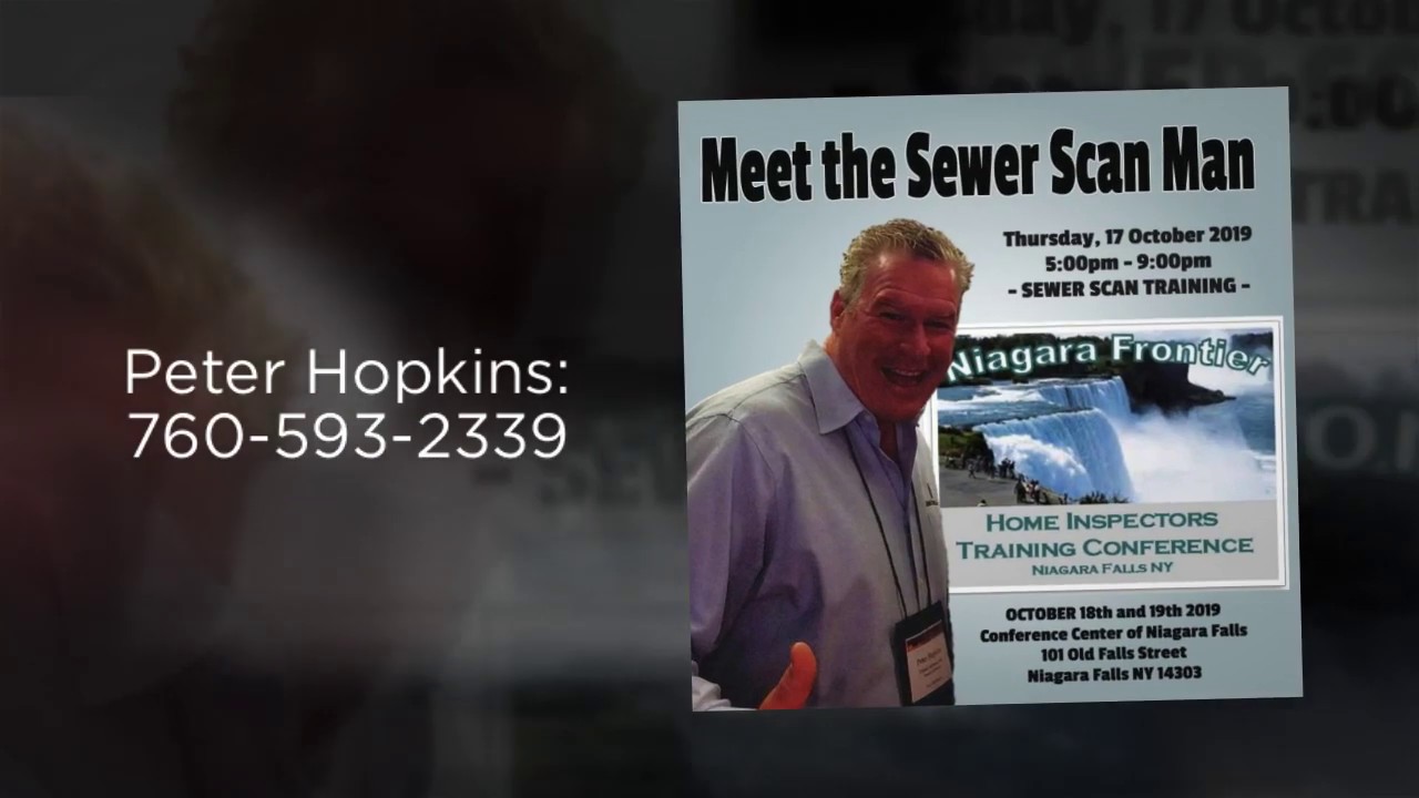SewerScan Man @ Niagara Frontier Home Inspectors Training with Peter Hopkins
