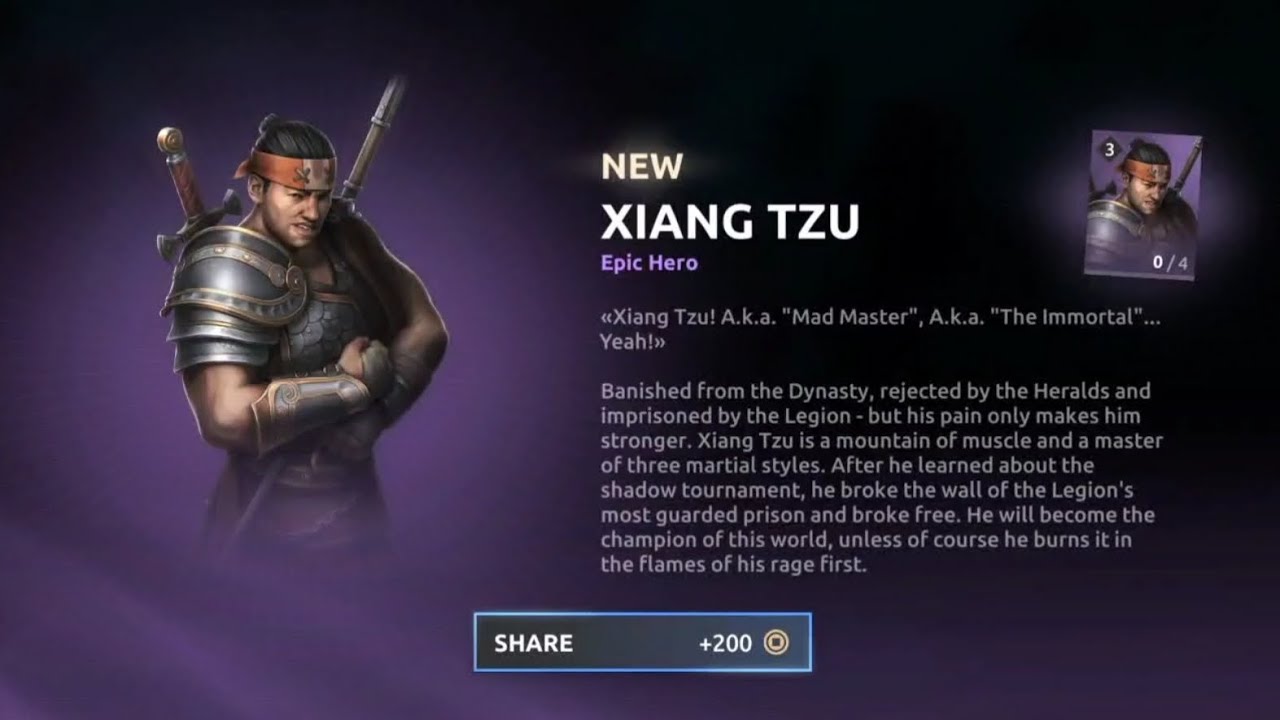 Got Xiang Tzu from sliver roulette 😍 My first gameplay with Xiang Tzu against a ling basic spammer 😡