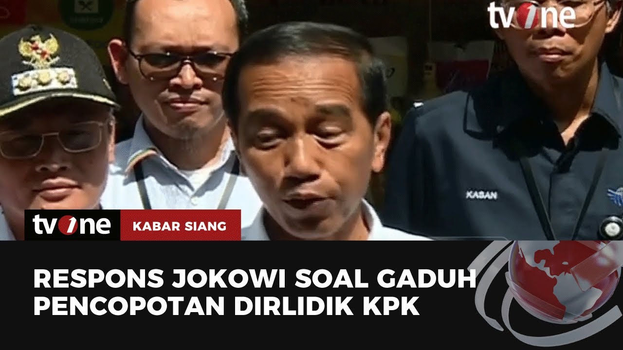 Respon Presiden Jokowi soal Polemik Pemberhentian Direktur Penyelidikan KPK | Kabar Siang tvOne