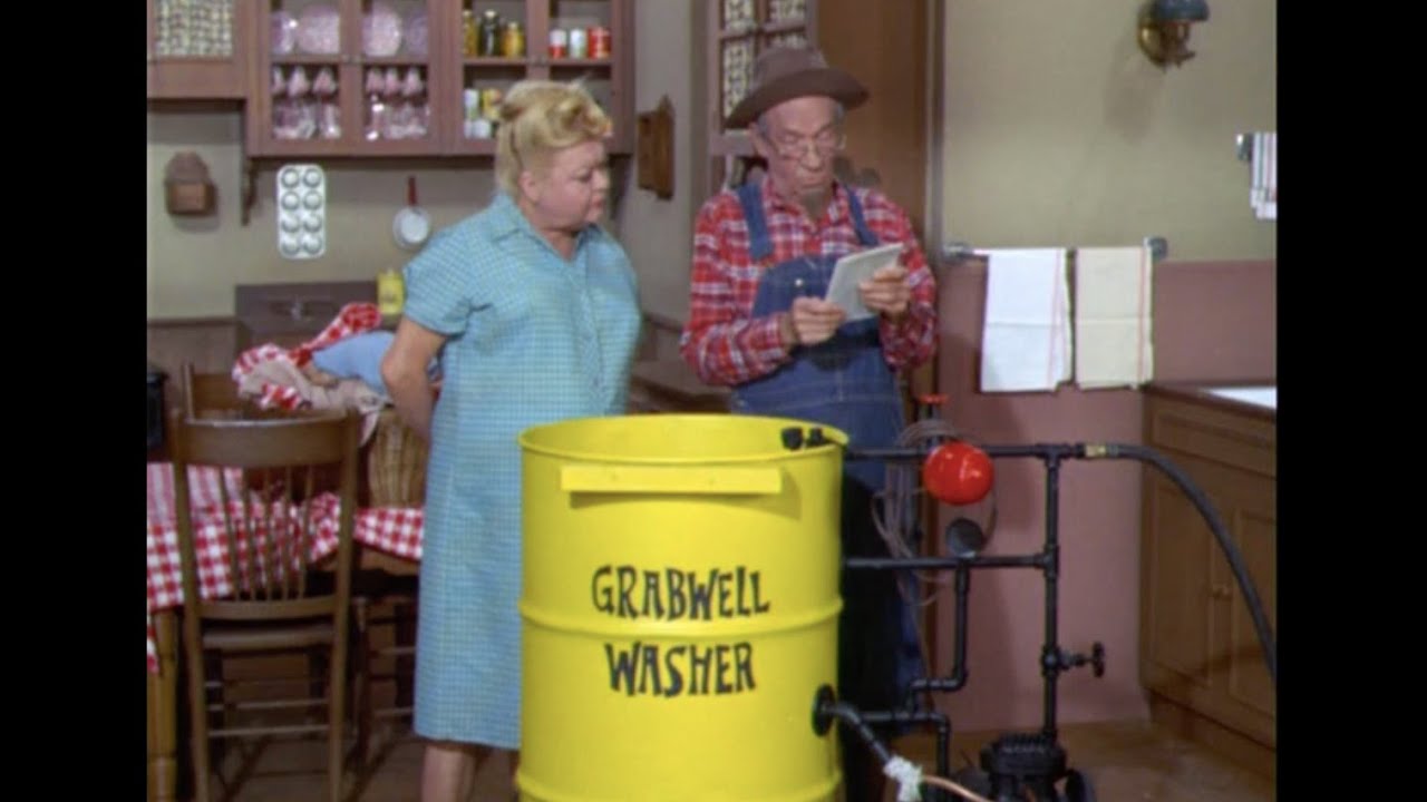The Ziffels Attacked by Washing Machine from Mr. Haney - Green Acres - 1967