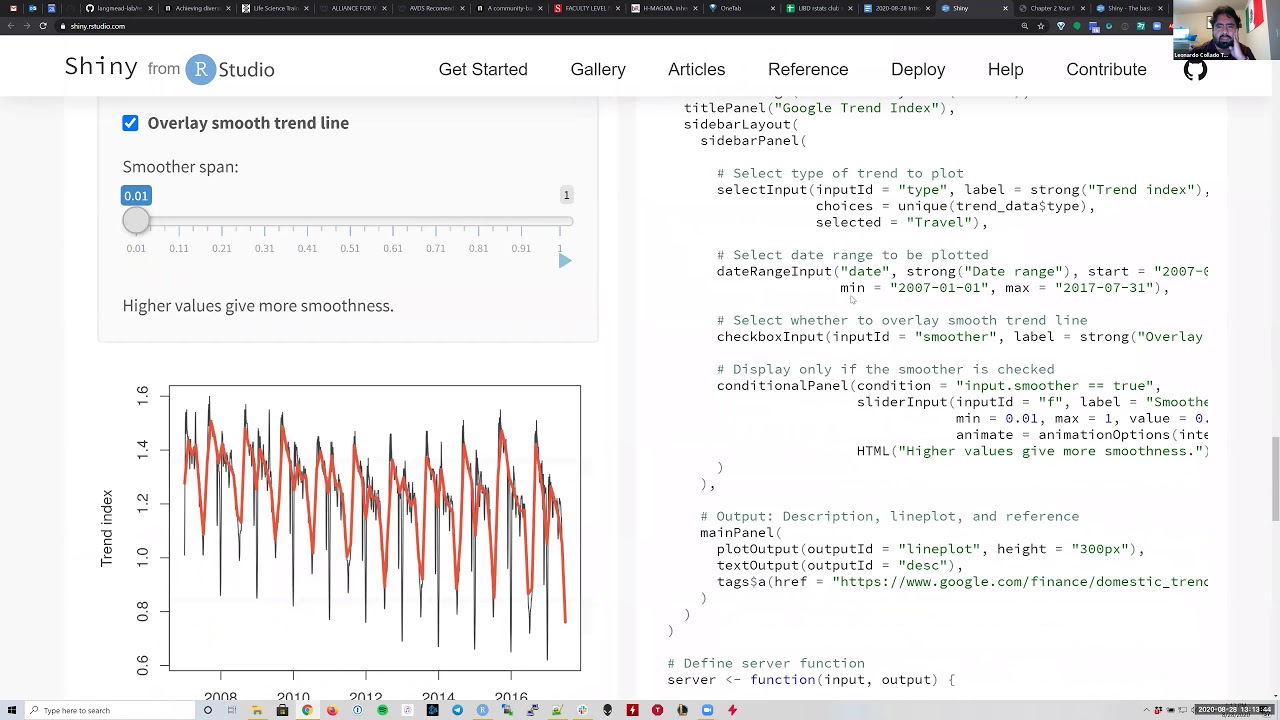 [2020-08-28] Introduction to interactive web applications using shiny